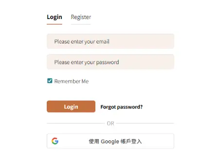 Step 1: Login Website