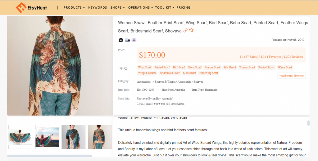 How Much Does Etsy Charge For Each Sale - Between $30 and $200