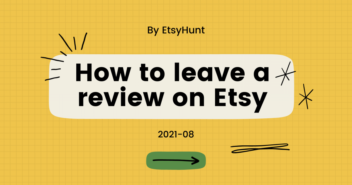 How to Leave a Review on Etsy？