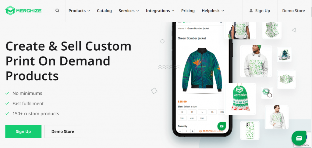 Etsy print on demand partners - Merchize