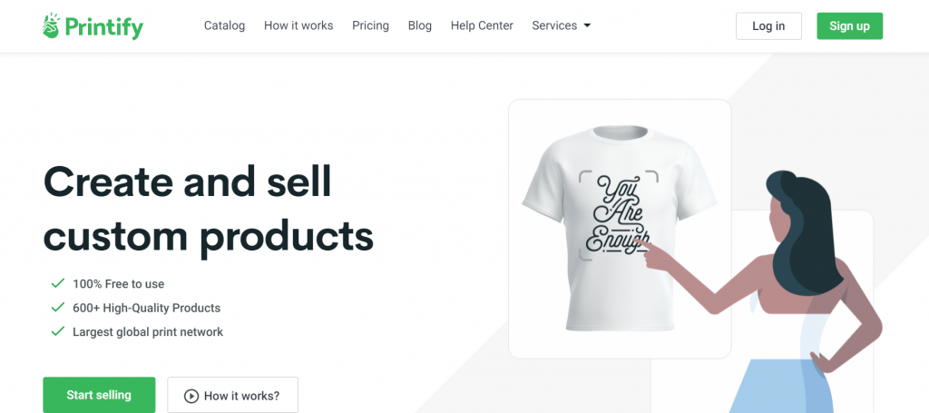 Etsy print on demand partners - Printify