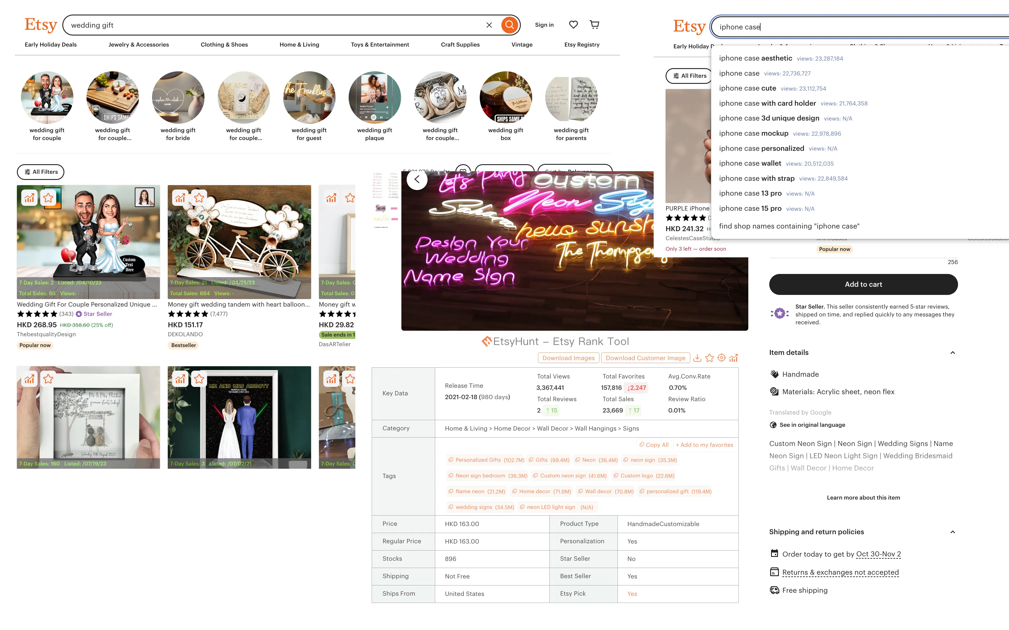 find best selling products with etsy rank tool